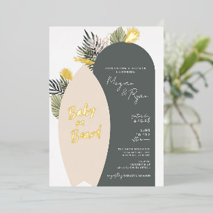 Boho Beach Baby on Board Baby Shower