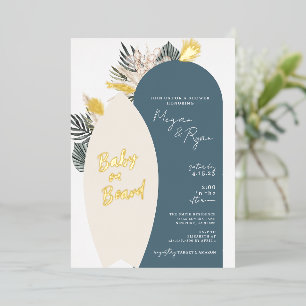 Boho Beach Baby on Board Baby Shower