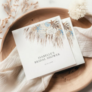 Boho Beach Bridal Shower Napkin