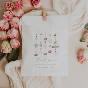 Boho Beach Shell Baby Shower Favour Bag