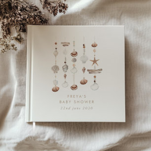 Boho Beach Shell Baby Shower Guest Book