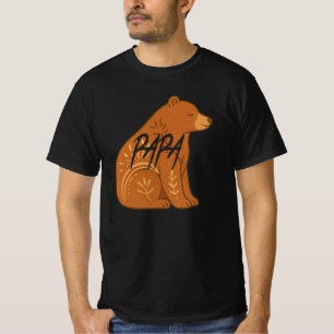 Boho Bear Papa T-Shirt