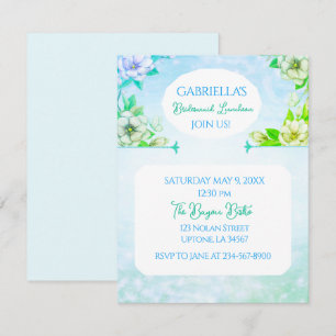 BOHO Beauty! Bridesmaid Luncheon Flat invitation