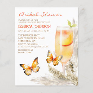 Boho Bellini & Butterflies Bridal Shower