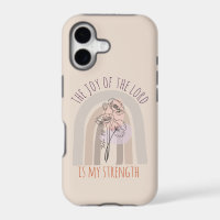 Boho Bible Verse The Joy of the Lord Watercolor