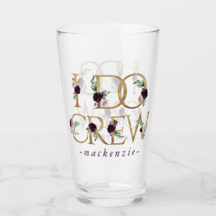Boho Bling   Bachelorette Bridal Party I Do Crew Glass