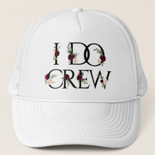 Boho Bling   Bachelorette Bridal Party I Do Crew Trucker Hat