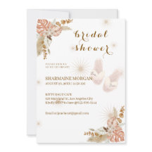 Boho Bliss Bridal Shower Invitation