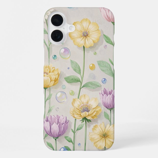 Boho Bliss: Free-Spirited iPhone Case (Back)