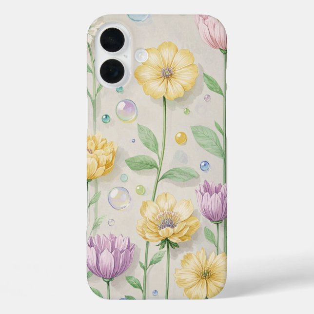 Boho Bliss: Free-Spirited iPhone Case (Back)