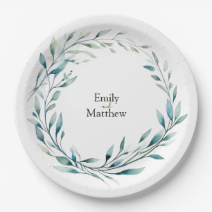 Boho Bliss Wedding Paper Plate