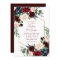 Boho Bloom | Elegant Burgundy Floral Gold Frame