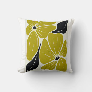 Boho Bloom Throw Pillow