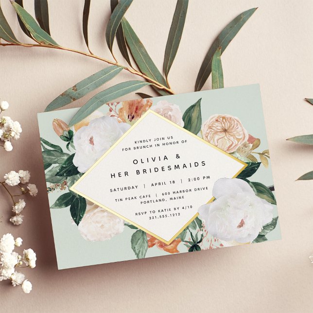 Boho Blooms Floral Bridesmaids Luncheon or Brunch (Creator Uploaded)