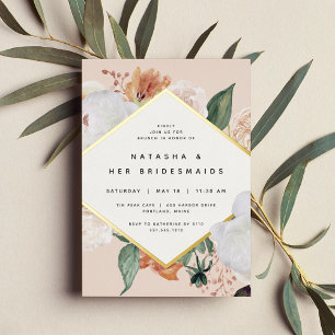 Boho Blooms Floral Bridesmaids Luncheon or Brunch