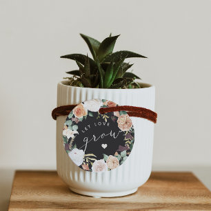 Boho Blooms Let Love Grow Plant or Seed Favour Tags