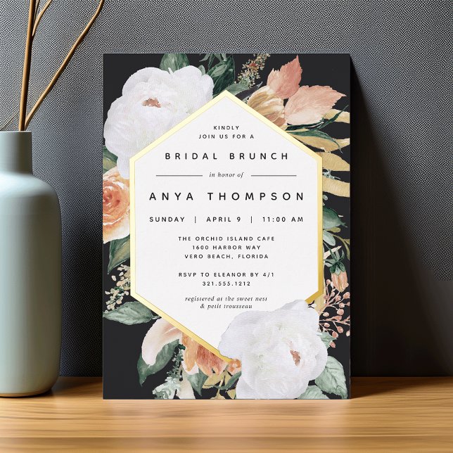 Boho Blooms Modern Floral Bridal Shower Brunch (Creator Uploaded)