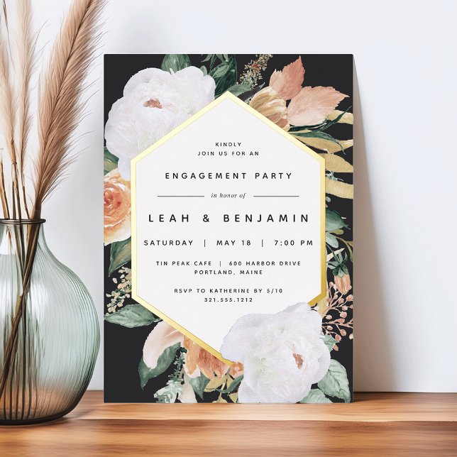 Boho Blooms Modern Floral Engagement Party (Creator Uploaded)