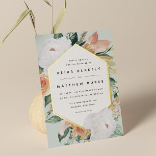 Boho Blooms Modern Geometric Floral Wedding