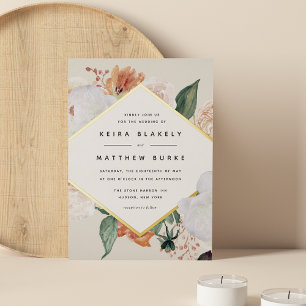 Boho Blooms   Modern Geometric Floral Wedding