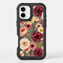 Boho Blossom: Chic Floral OtterBox Case