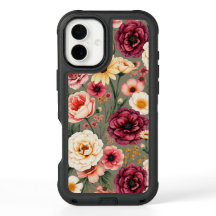 Boho Blossom: Chic Floral OtterBox Case