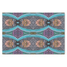 Boho Blue Abstract Graphic Pattern