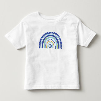 Boho Blue Turkish Eye Rainbow  Toddler T-Shirt