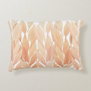 Boho Blush Pampas Watercolor Pastel Decorative Cushion