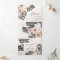 Boho Blush Rust Monstera Floral 2 QR Code Wedding