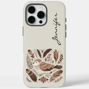 Boho Bohemian Bird Feather iPhone / iPad case