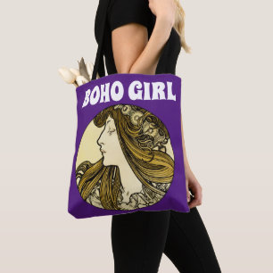 BOHO BOHEMIAN GIRL TOTE PURSE BAG