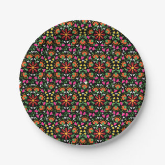 Boho Bold Floral Trivet Paper Plate