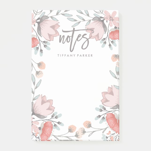 Boho Botanical Floral Notes (Front)