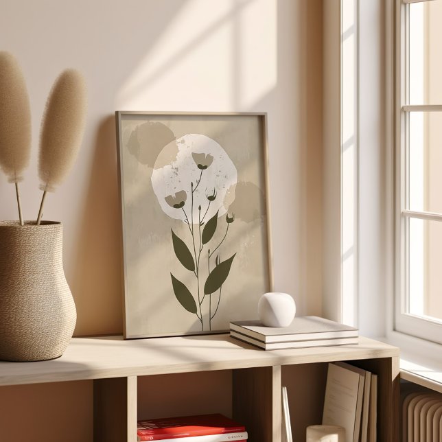 Boho Botanical Flower Poster (Creator Uploaded)