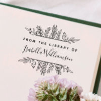 Boho Botanical From the Library of Bookplate