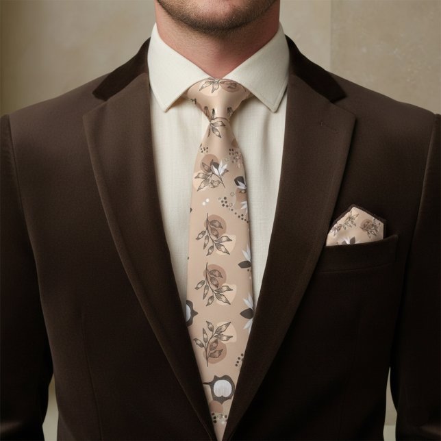 Boho Botanical  Tie (Creator Uploaded)