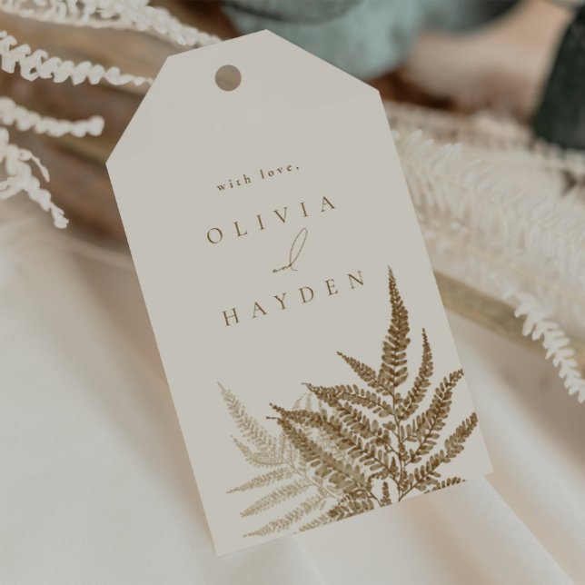 Boho Botanical Wedding Favour Tag (Creator Uploaded)
