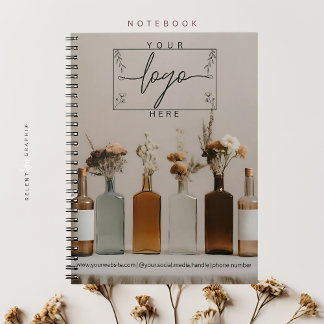 Boho Bottles | Flowers | Aesthetic Note Book
