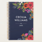 Boho Bouquets - Navy Blue & Coral - Name