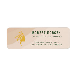 Boho Boutique / Clothing Return Address Label 