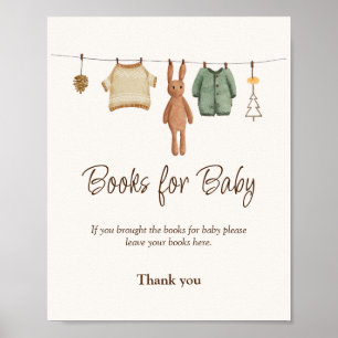 Boho Boy Clothes Baby Shower Books for Baby Sign