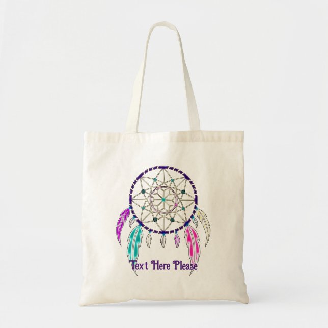 Boho Breeze Tote Bag (Front)