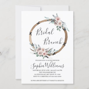 Boho Bridal Brunch Invitation