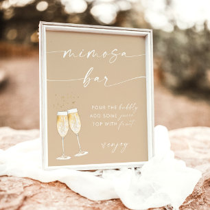 Boho Bridal Shower Mimosa Bar Sign