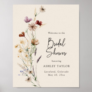 Boho Bridal Shower Poster