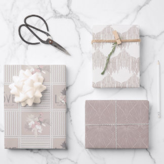 Boho Bride-Set B, Tropical Romance Gift Wrap