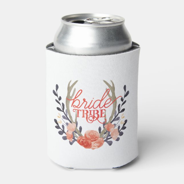 Boho Bride Tribe Drink Cooler (Can Front)