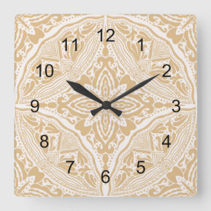 Boho Briella  Square Wall Clock