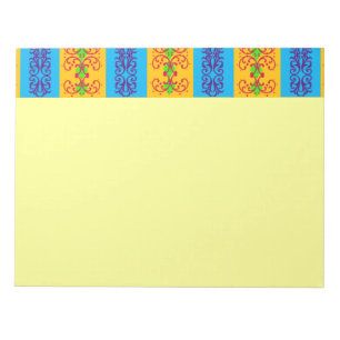 Boho Brocade Stripe Notepad